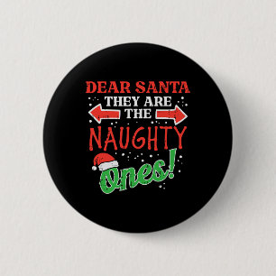 Badge Rond 5 Cm Chers Père Noël, Mauvais Noël Noël, Noël, Noël, Ho