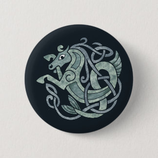 Badge Rond 5 Cm Cheval celtique