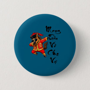 Badge Rond 5 Cm Cheval de l'année 2026 Graphisme lunaire vietnamie