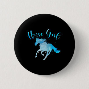 Badge Rond 5 Cm Cheval Girl Horseback Equestre équitation Lover Vi