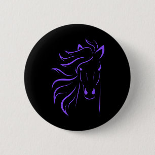 Badge Rond 5 Cm Cheval Lover Cadeaux Femmes Equestre Hommes Horseb