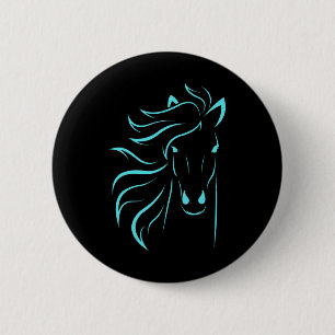 Badge Rond 5 Cm Cheval Lover Cadeaux Femmes Equestre Hommes Horseb
