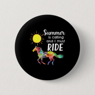 Badge Rond 5 Cm Cheval Lover Équitation équitation équitation équi