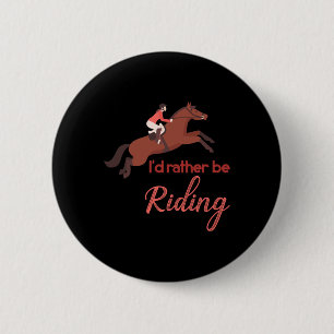 Badge Rond 5 Cm Cheval Lover Équitation équitation Rider Cadeau Ch
