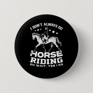 Badge Rond 5 Cm Cheval Propriétaire de l'équitation tenue Equestri