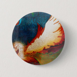 Badge Rond 5 Cm Cheval volant 2