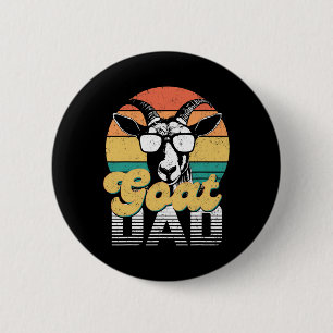 Badge Rond 5 Cm Chèvre Papa Meilleure chèvre Papa Vintage Retro Am