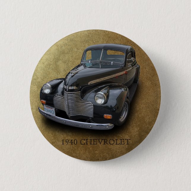 BADGE ROND 5 CM CHEVROLET 2 1940 (Devant)