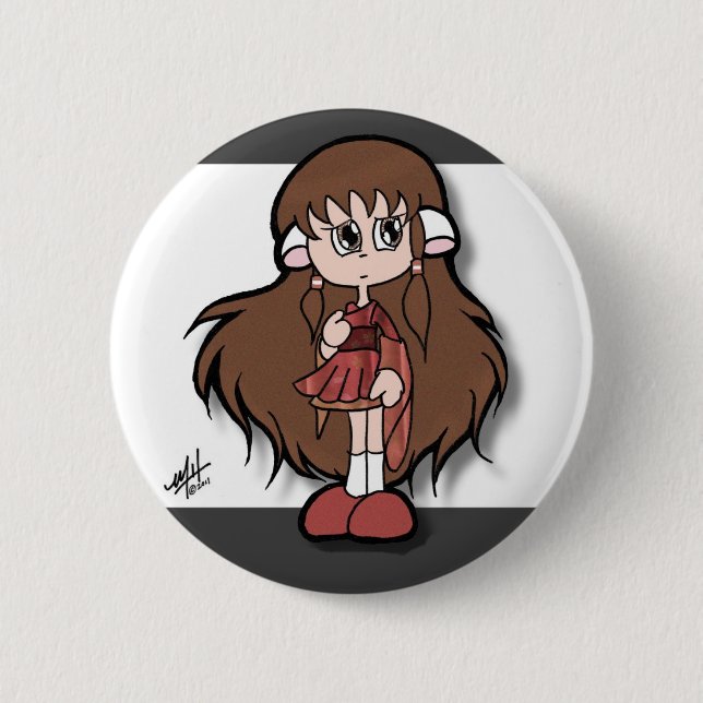 Badge Rond 5 Cm Chi de Cukini Cosplay (Devant)