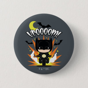 Badge Rond 5 Cm Chibi Batman Batcycle