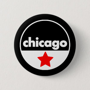 Badge Rond 5 Cm Chicago