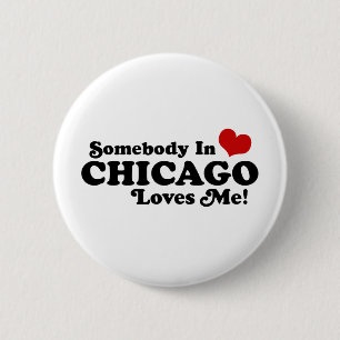 Badge Rond 5 Cm Chicago