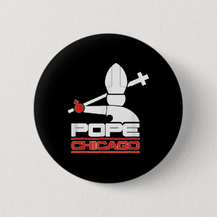 Badge Rond 5 Cm Chicago White Cassox Pope Leo T-shirt.png