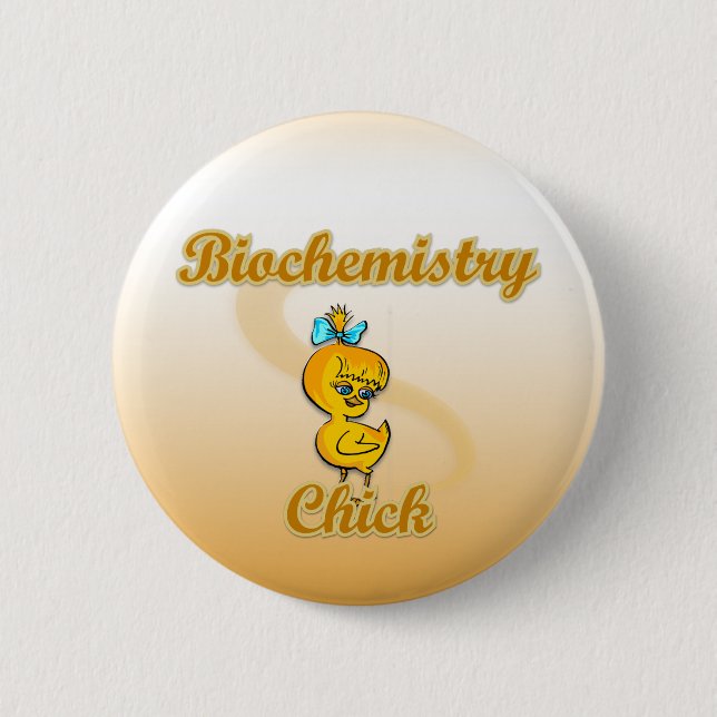 Badge Rond 5 Cm Chick en biochimie (Devant)