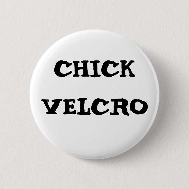 Badge Rond 5 Cm Chick Velcro (Devant)