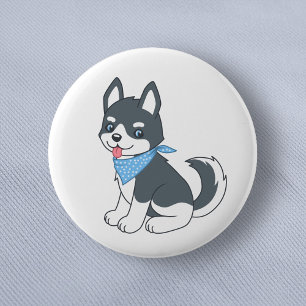 Badge Rond 5 Cm Chien Chien Chien Chien Chien Chéri