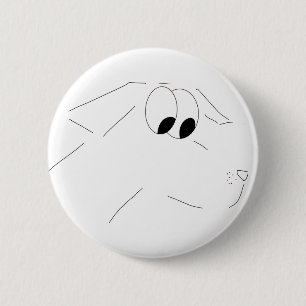 Badge Rond 5 Cm Chien de bande dessinée