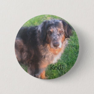 Badge Rond 5 Cm Chien de Kodi