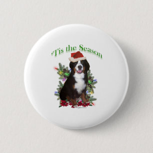 Badge Rond 5 Cm Chien de Montagne bernois