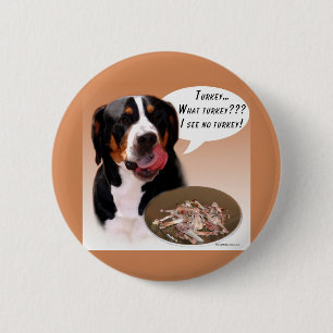 Badge Rond 5 Cm Chien de montagne de Suisse Turquie