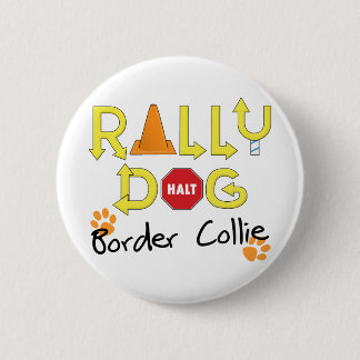 Badge Rond 5 Cm Chien de rassemblement de border collie