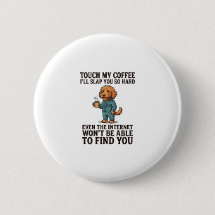 Badge Rond 5 Cm Chien Sheltie Vintage J'aime Mon Bruiser Design Ré