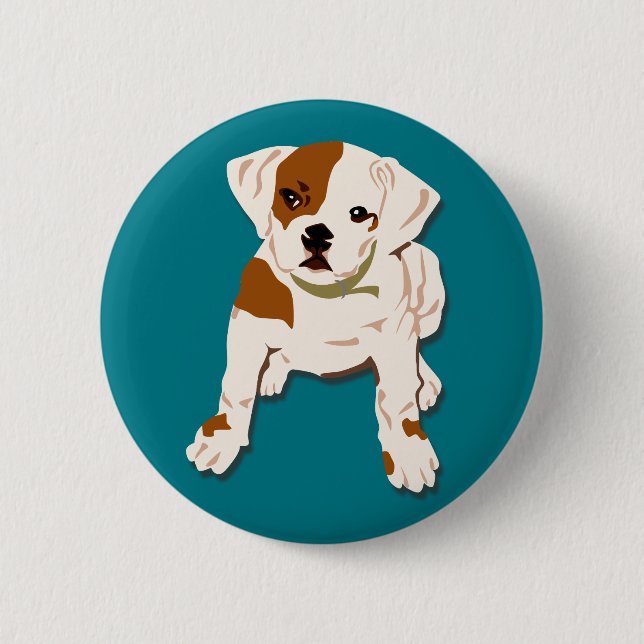 Badge Rond 5 Cm Chienchien (Devant)
