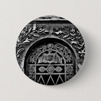 Badge Rond 5 Cm Chiffre de chauve-souris gothique