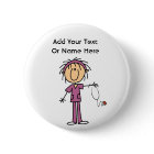 Chiffre femelle blanc T-shirts et cadeau de bâton