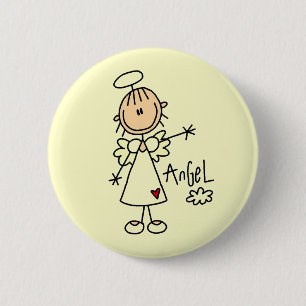 Badge Rond 5 Cm Chiffre T-shirts et cadeaux de bâton d'ange