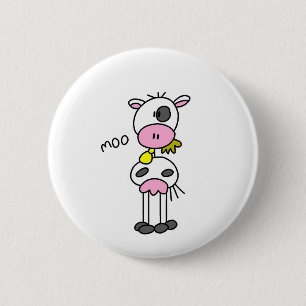 Badge Rond 5 Cm Chiffre T-shirts et cadeaux de bâton de vache