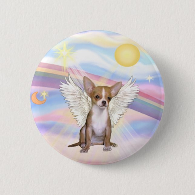 Badge Rond 5 Cm Chihuahua (Devant)