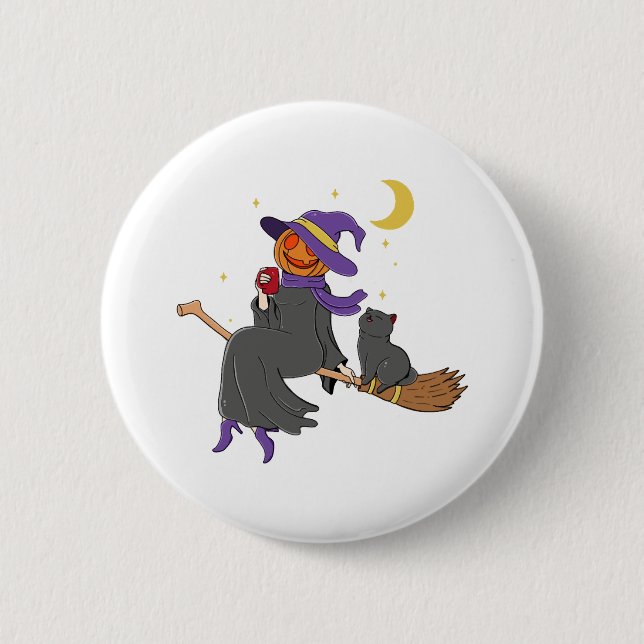Badge Rond 5 Cm Chillin Halloween (Devant)
