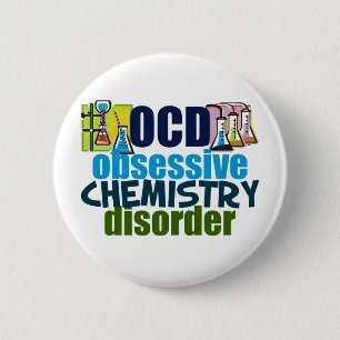 Badge Rond 5 Cm Chimie drôle