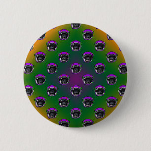 Badge Rond 5 Cm Chimp. spatial