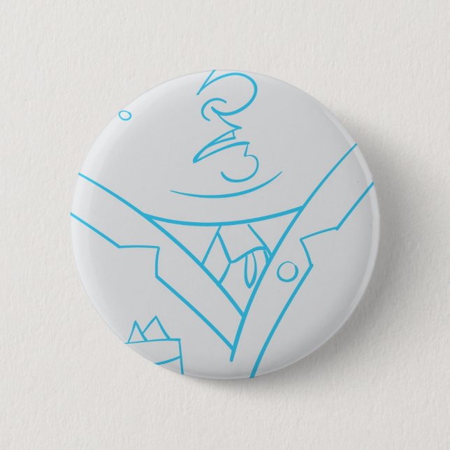 Badge Rond 5 Cm Chin (Devant)