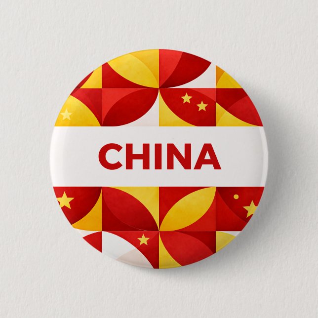 Badge Rond 5 Cm China (Devant)