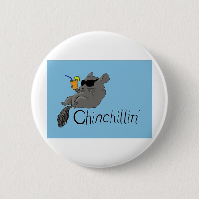 Badge Rond 5 Cm chinchillin (Devant)