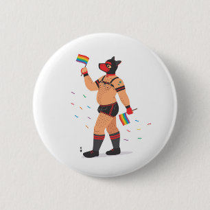 Badge Rond 5 Cm Chiot de FLAG-BEAR-ERS