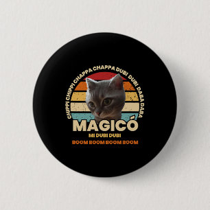 Badge Rond 5 Cm Chippi Chippi Chappa Chappa Danser Chat Mème 1
