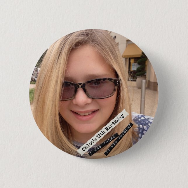 Badge Rond 5 Cm Chloe 12ème (Devant)