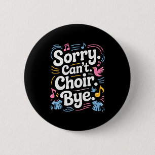 Badge Rond 5 Cm Chœur cool Art pour hommes femmes professeur de ch