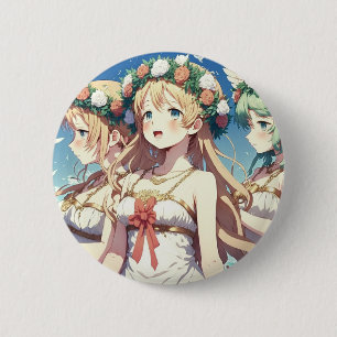 Badge Rond 5 Cm Choeur d'anime