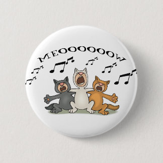 Badge Rond 5 Cm Choeur de chat