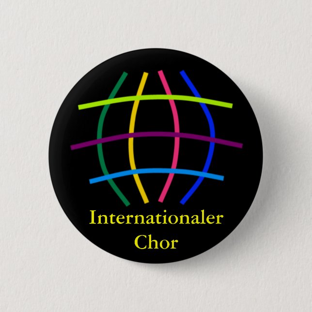 Badge Rond 5 Cm Choeur international (Devant)