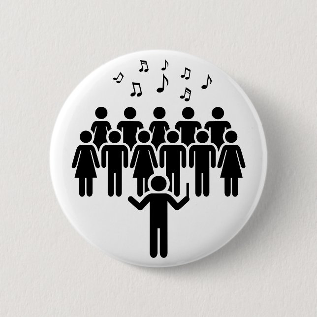 Badge Rond 5 Cm Choir (Devant)