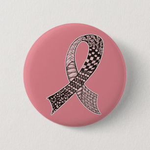 Badge Rond 5 Cm Choisissez N'Importe Quelle Couleur Cancer Maladie