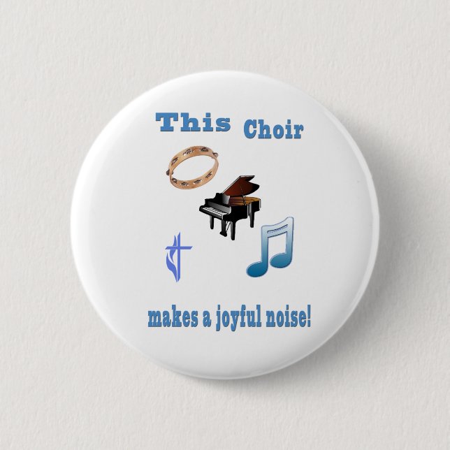 Badge Rond 5 Cm Chorale de l'église (Devant)