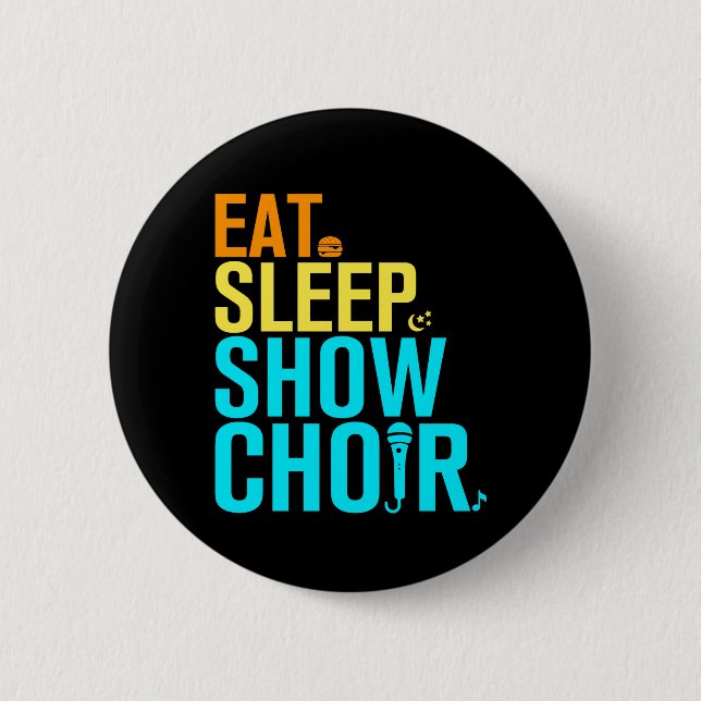 Badge Rond 5 Cm Chorale du spectacle du sommeil (Devant)