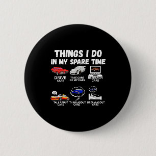 Badge Rond 5 Cm Choses que je fais pendant mon temps libre Passion
